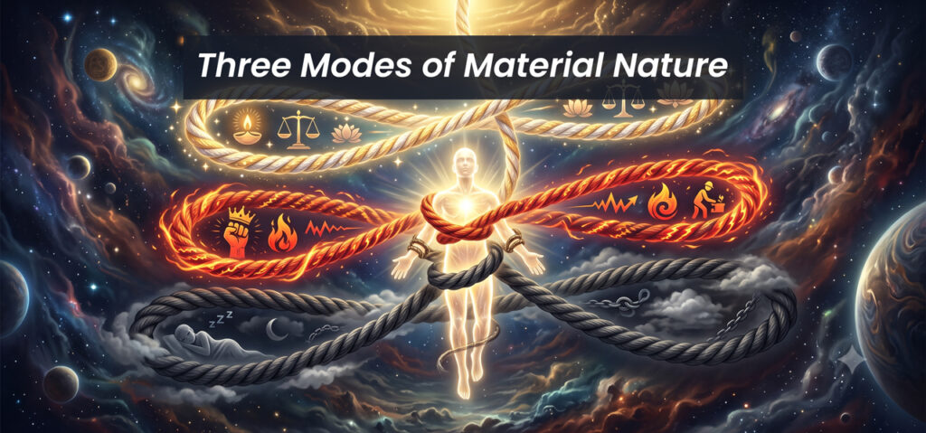 Three Modes of Material Nature